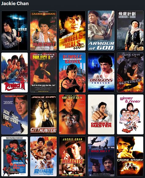 movies starring jackie chan|All Jackie Chan Movies, Ranked From Best To Worst By Fans.